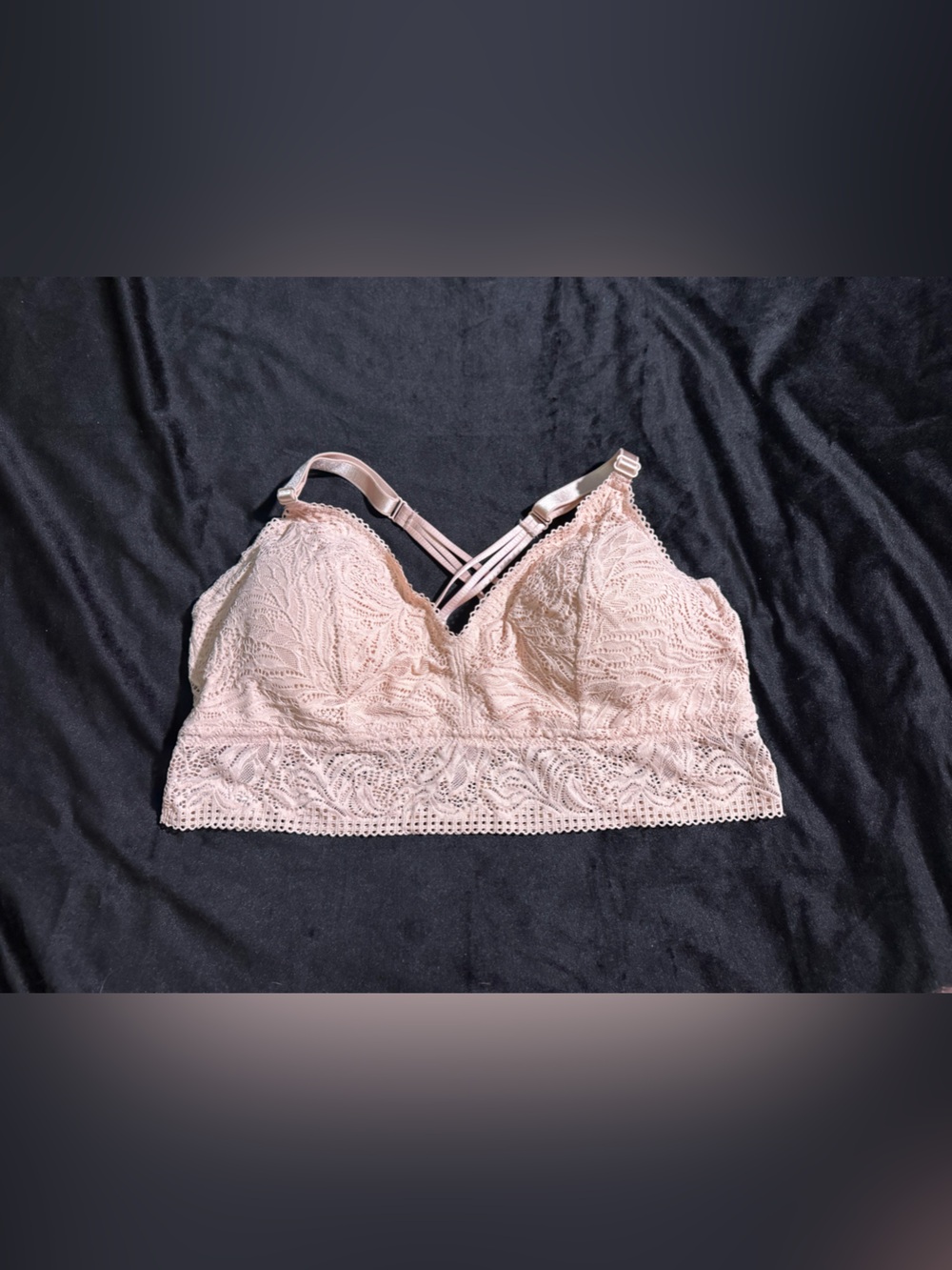Auden Lace Bralette in Light Pink
